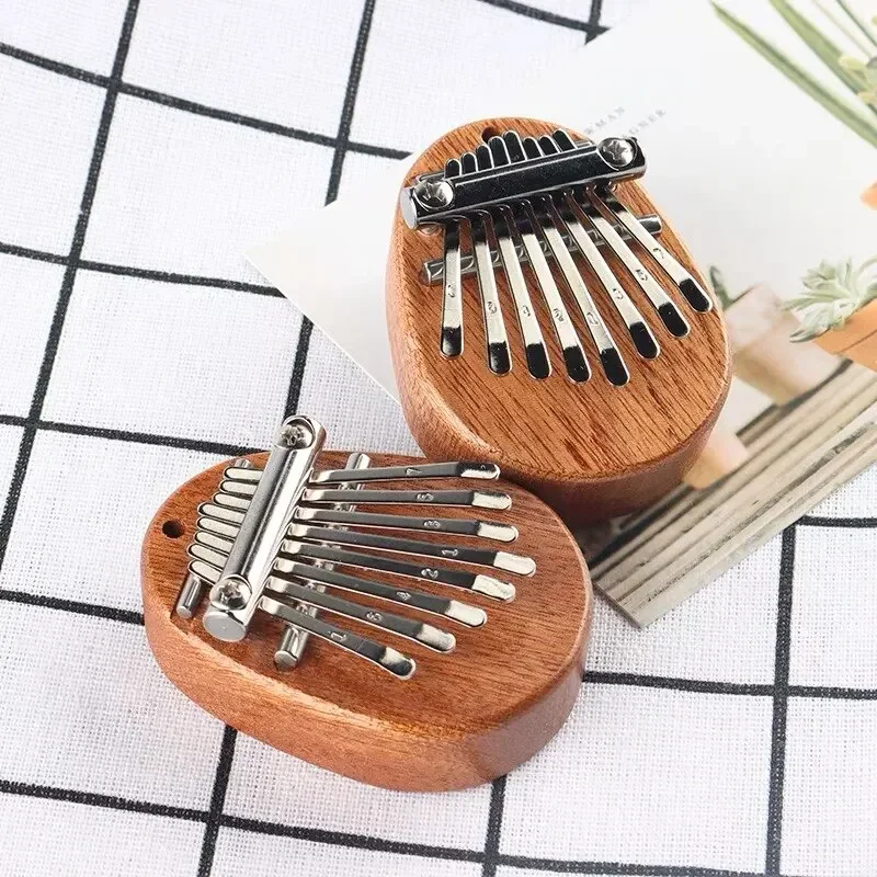 Kalimba Thumb Piano - 1Pcs Wood Mini Thumb Piano Musical