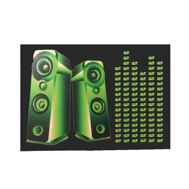 Audio Music Equalizer - Flashing Panel Music Sound Activated Flashing
