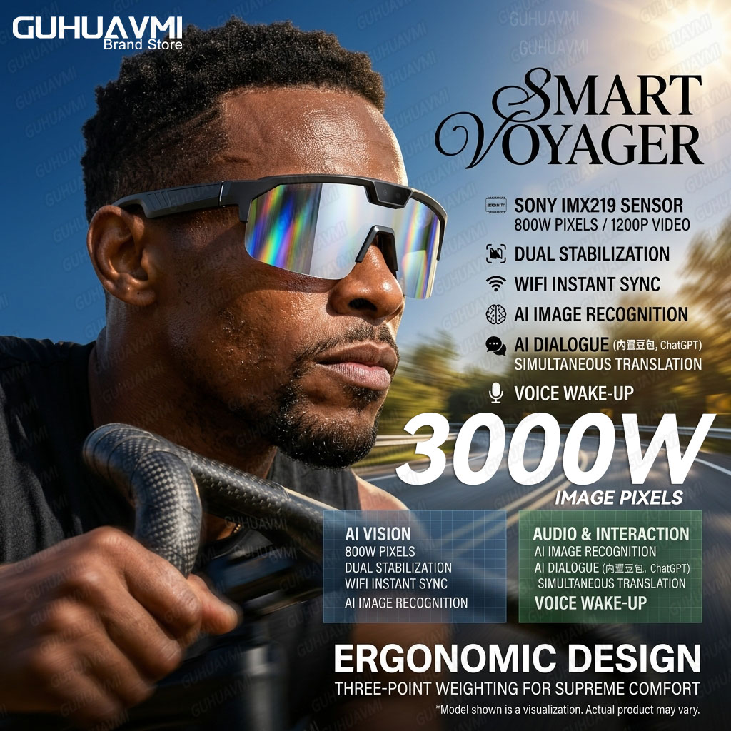 Photochromic Smart Glasses 120 - Audio Music Arabic 评论和价格