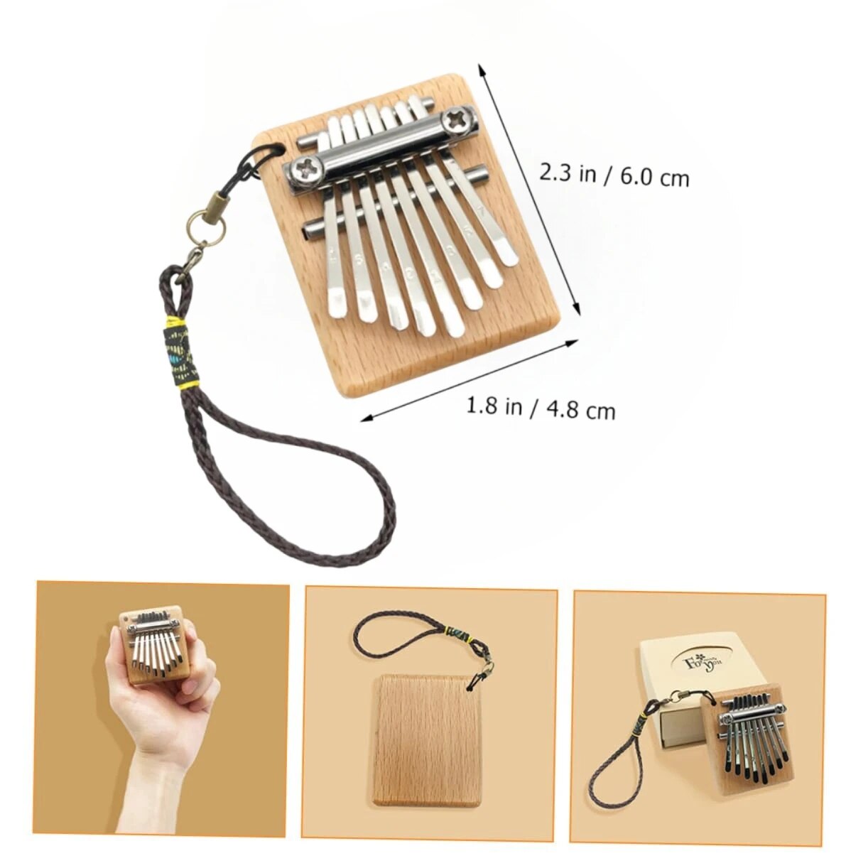Miwayer Mini Kalimba 8 Key Thu - Kalimba Thumb Piano 评论和价格