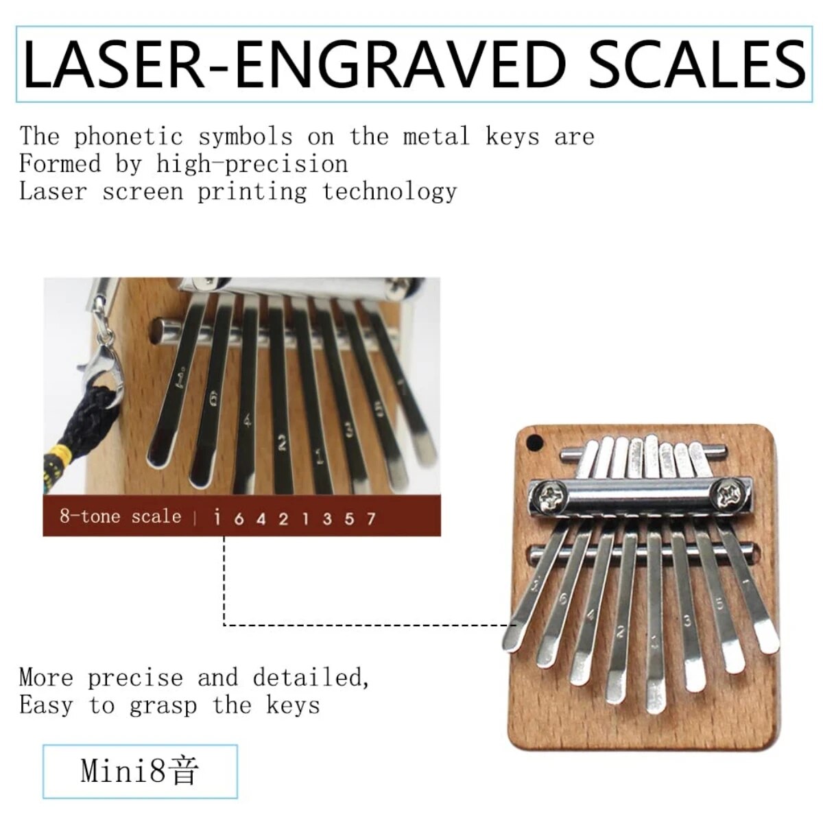 Miwayer Mini Kalimba 8 Key Thu - Kalimba Thumb Piano 评论和价格