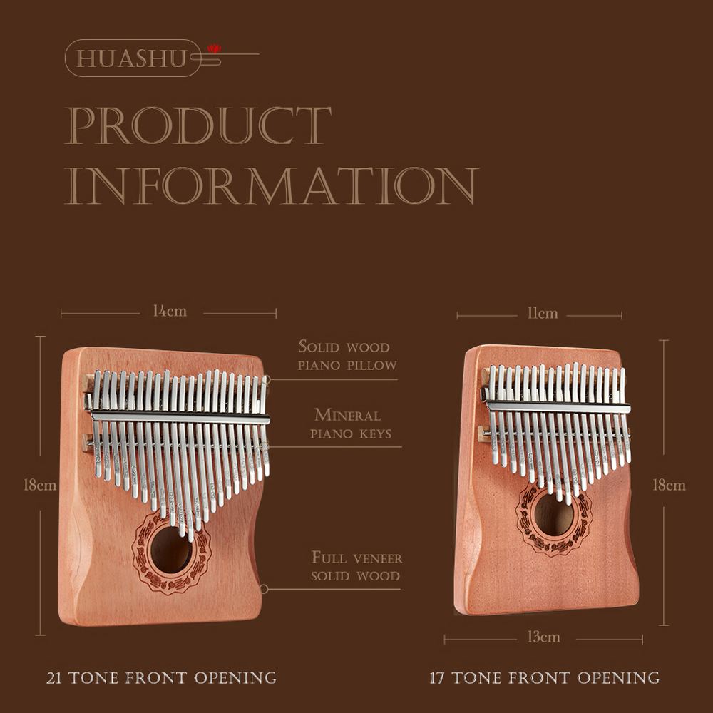Hluru 17 Key Kalimba Finger Pi - Kalimba Thumb Piano 评论和价格