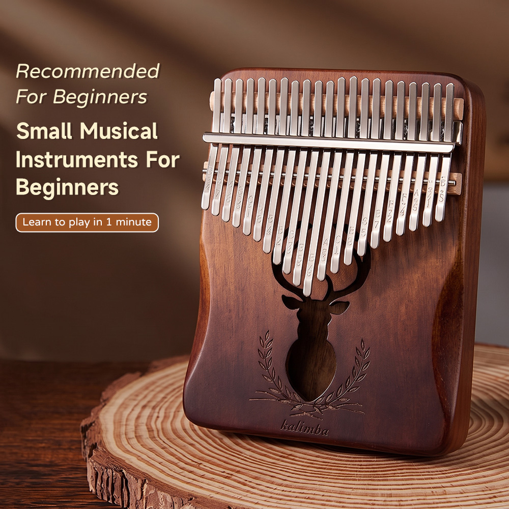 21 Key Mahogany Kalimba 17 Key - Kalimba Thumb Piano 评论和价格