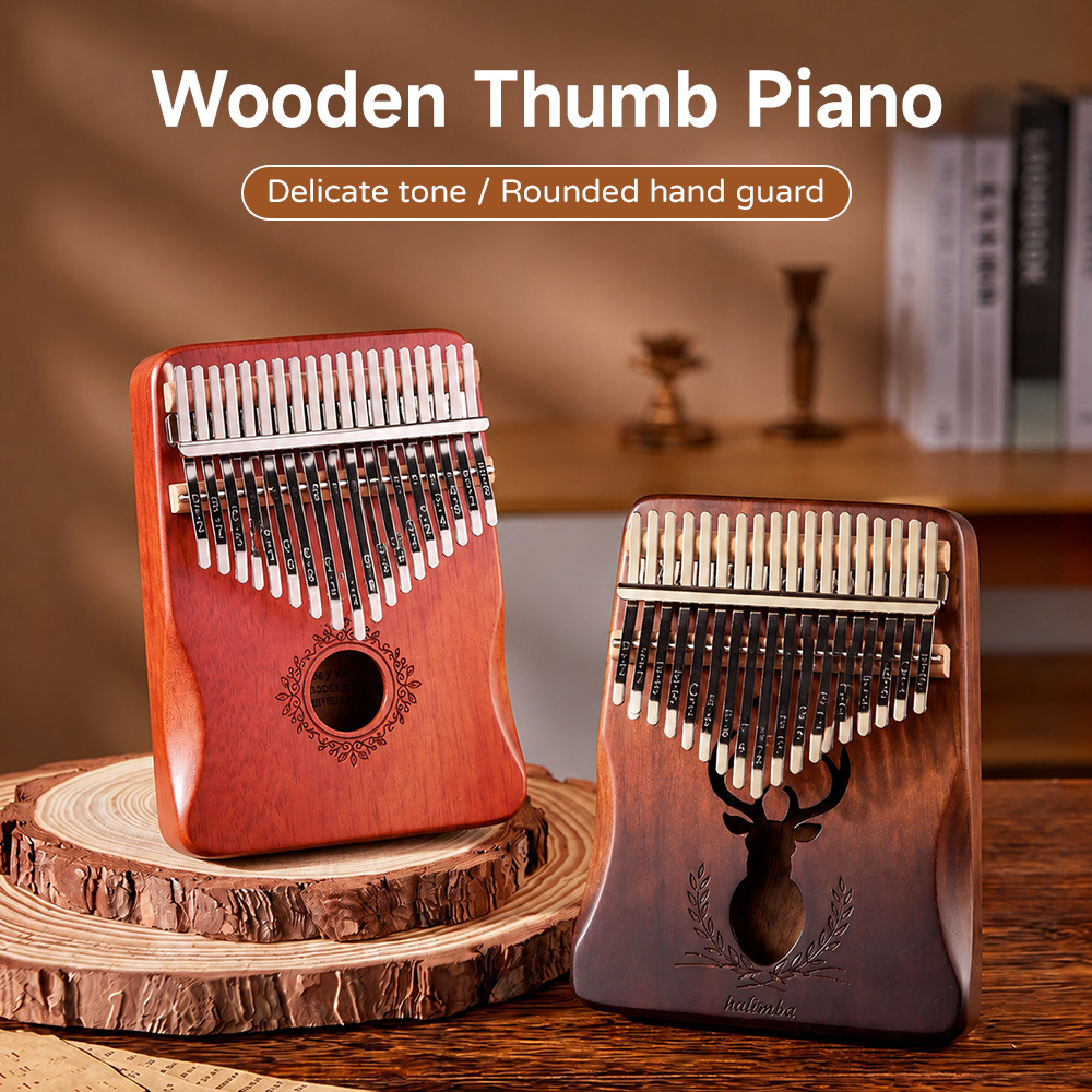 21 Key Mahogany Kalimba 17 Key - Kalimba Thumb Piano 评论和价格