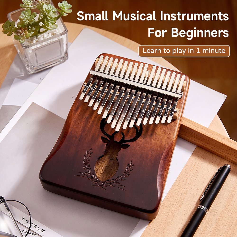 21 Key Mahogany Kalimba 17 Key - Kalimba Thumb Piano 评论和价格