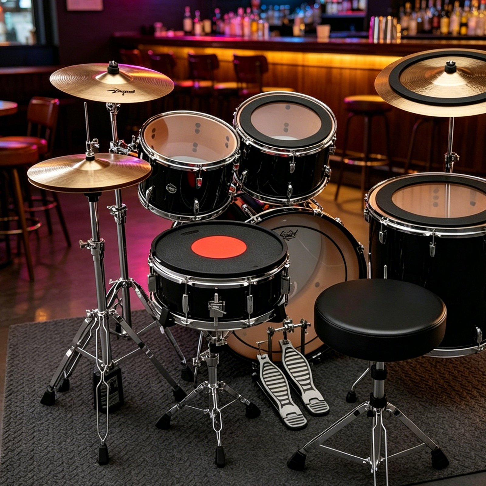 Rubber Drum and Cymbal Mutes N - Drum Practice Pad 评论和价格
