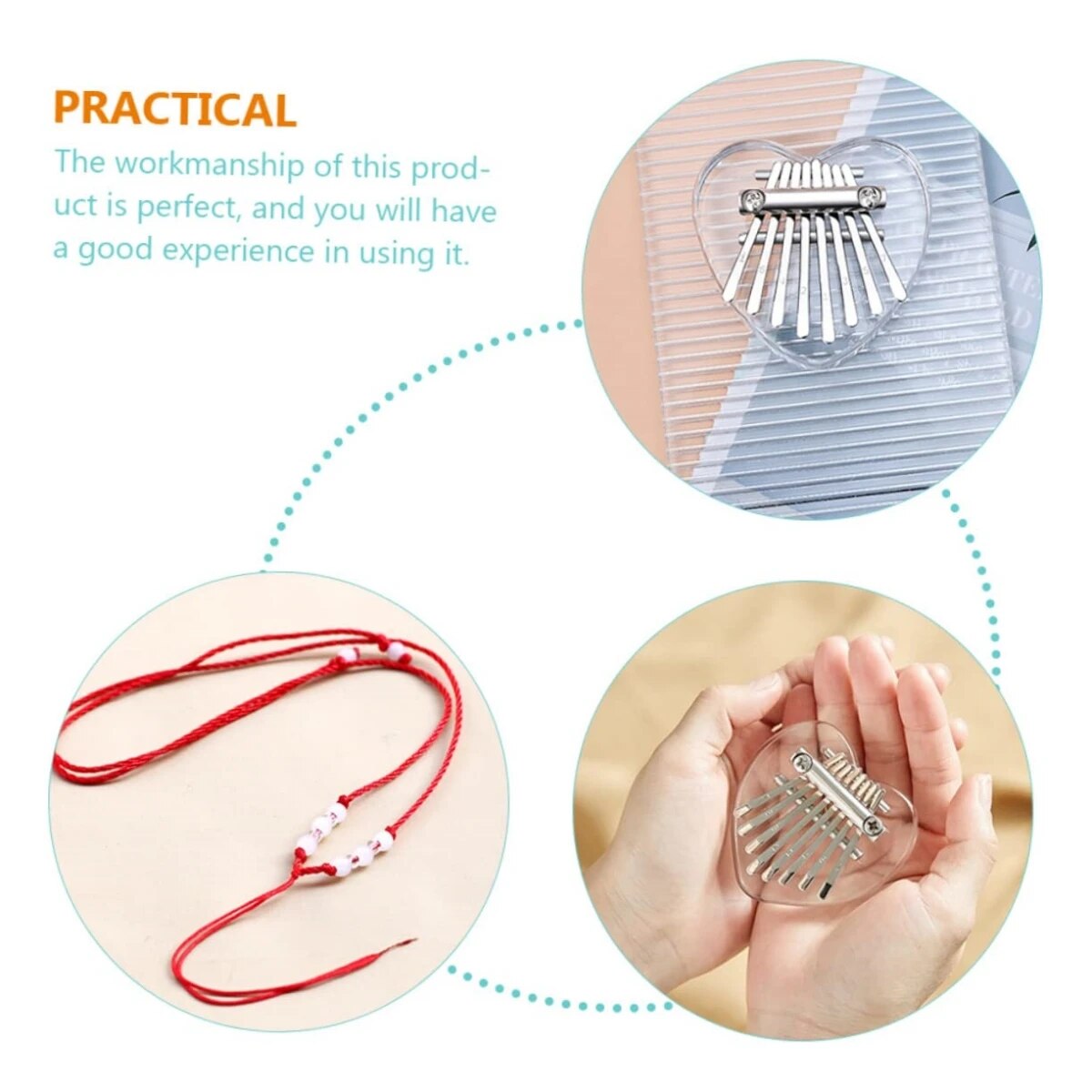 Miwayer 8 Keys Mini Kalimba Ra - Kalimba Thumb Piano 评论和价格
