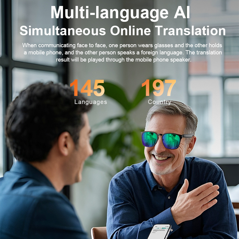 Ai smart bluetooth glasses off - Audio With Music Ai 评论和价格