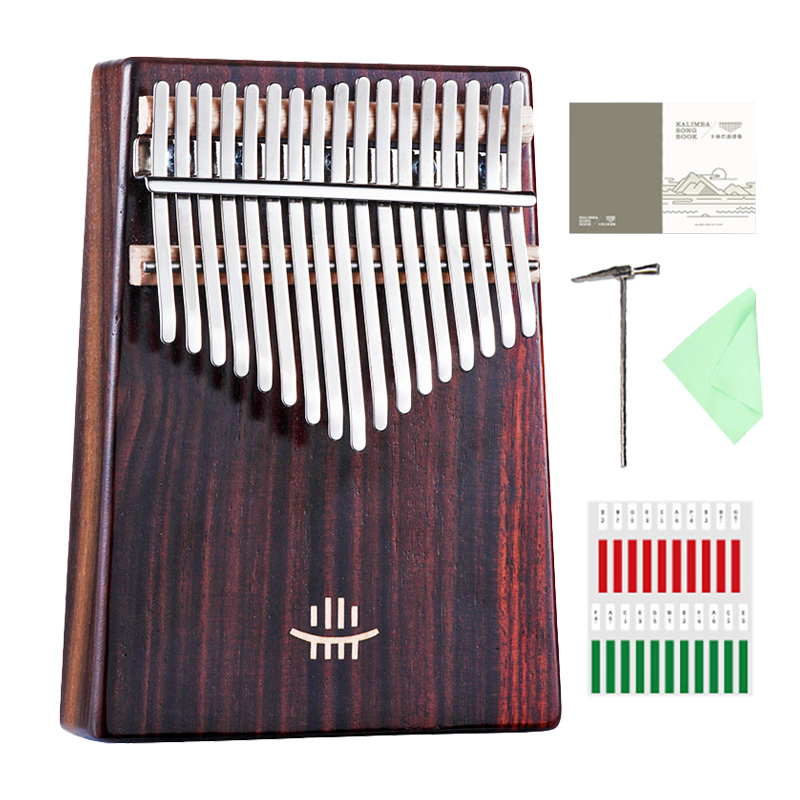 Hluru Kalimba 17 Keys with Hol - Kalimba Thumb Piano 评论和价格