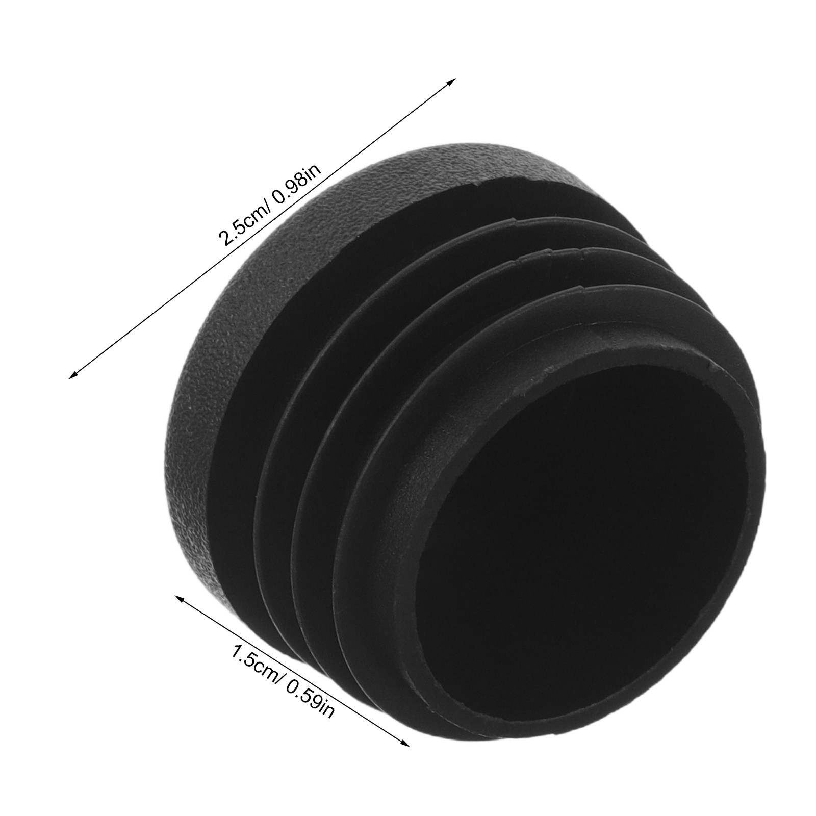 16Pcs Round Plastic Tube End C - Audio Music Youtube 评论和价格
