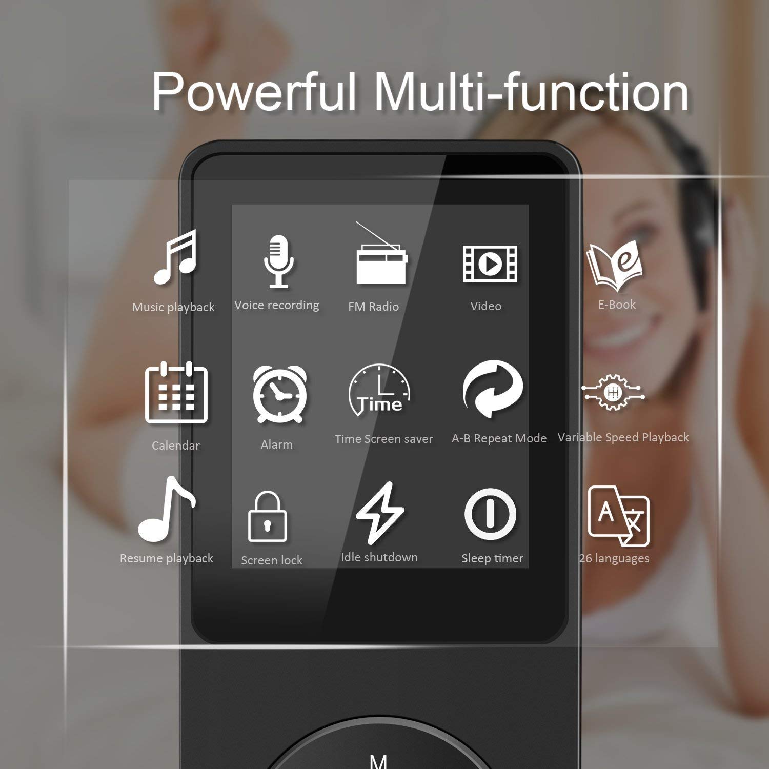 Bluetooth MP3 Music Player 1.8 - Audio Music Player 评论和价格