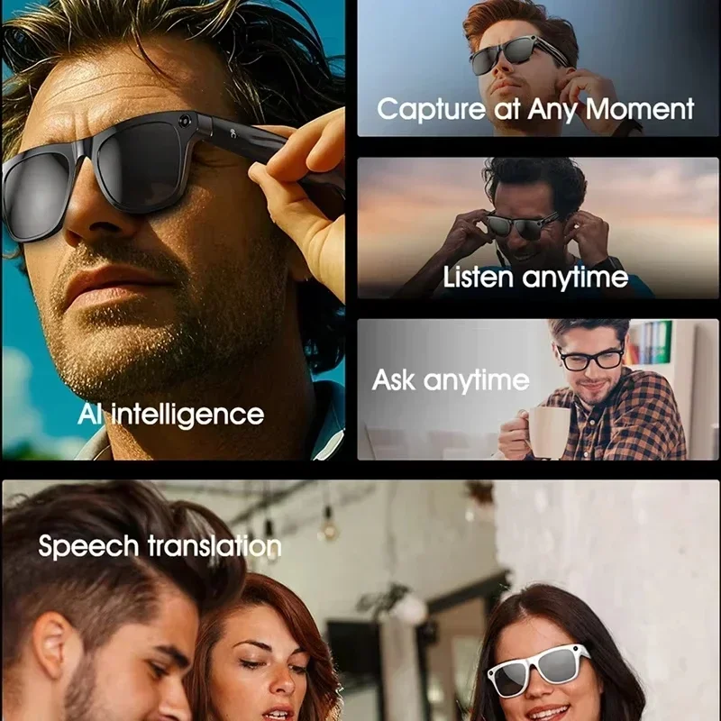 8K Vision AI Eyeglasses Built- - Audio With Music Ai 评论和价格