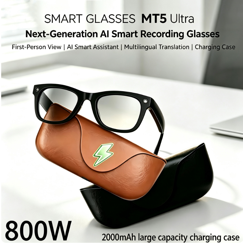 2026 AI smart Glasses HD 800W  - Audio Music Arabic 评论和价格