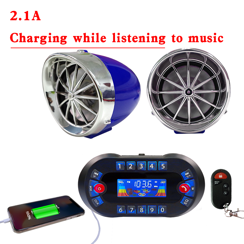 MT730 Motorcycle Bluetooth Spe - Audio Music Player 评论和价格
