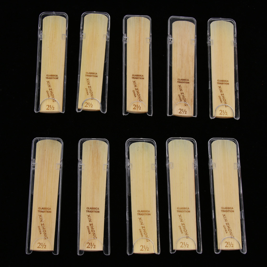 Pack of 10 Alto Saxophone Perf - Saxophone Reed Pack 评论和价格