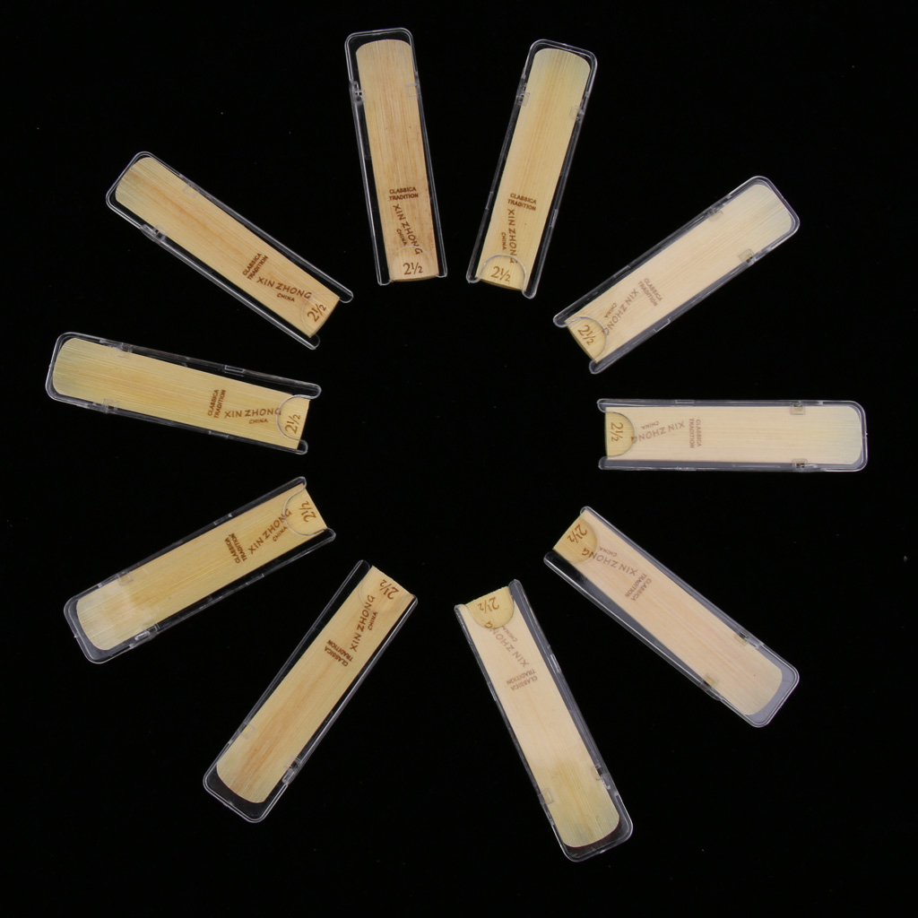 Pack of 10 Alto Saxophone Perf - Saxophone Reed Pack 评论和价格