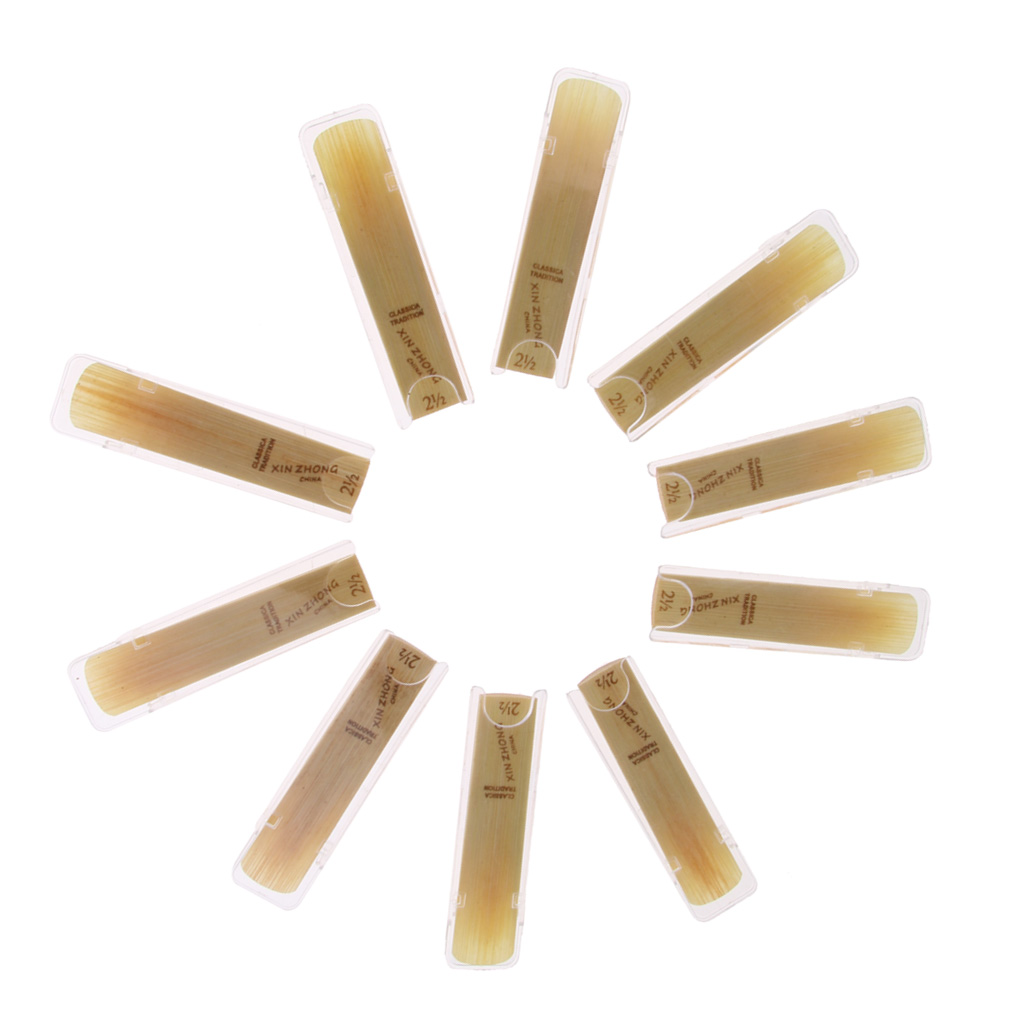Pack of 10 Alto Saxophone Perf - Saxophone Reed Pack 评论和价格