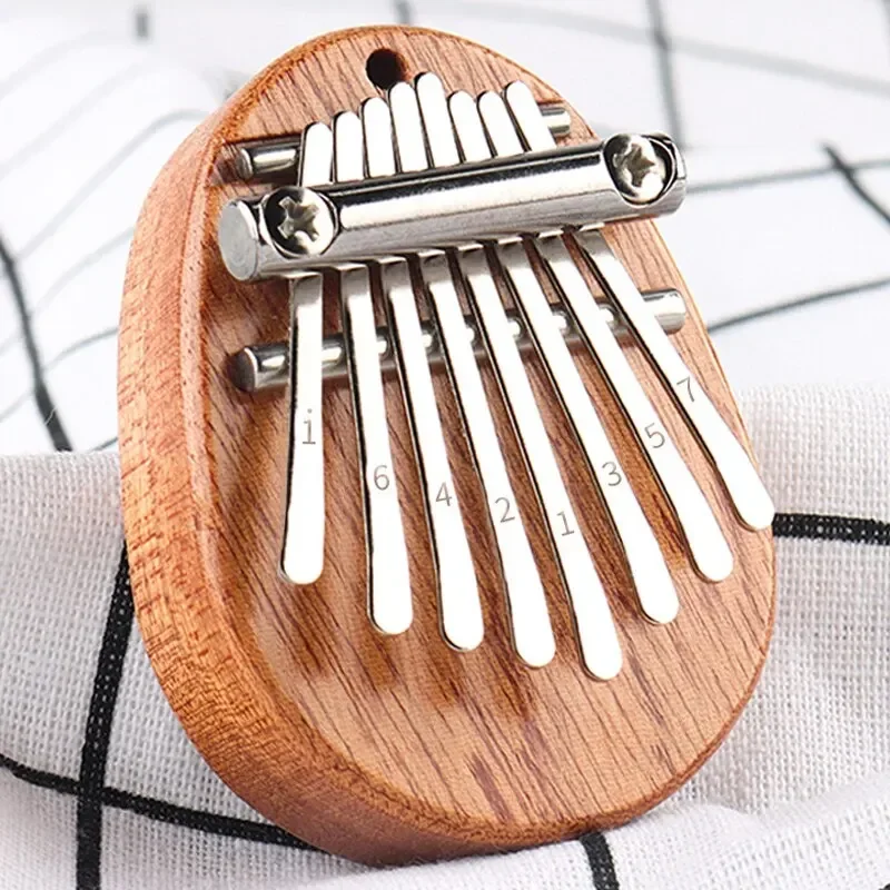 1Pcs Wood Mini Thumb Piano Mus - Kalimba Thumb Piano 评论和价格