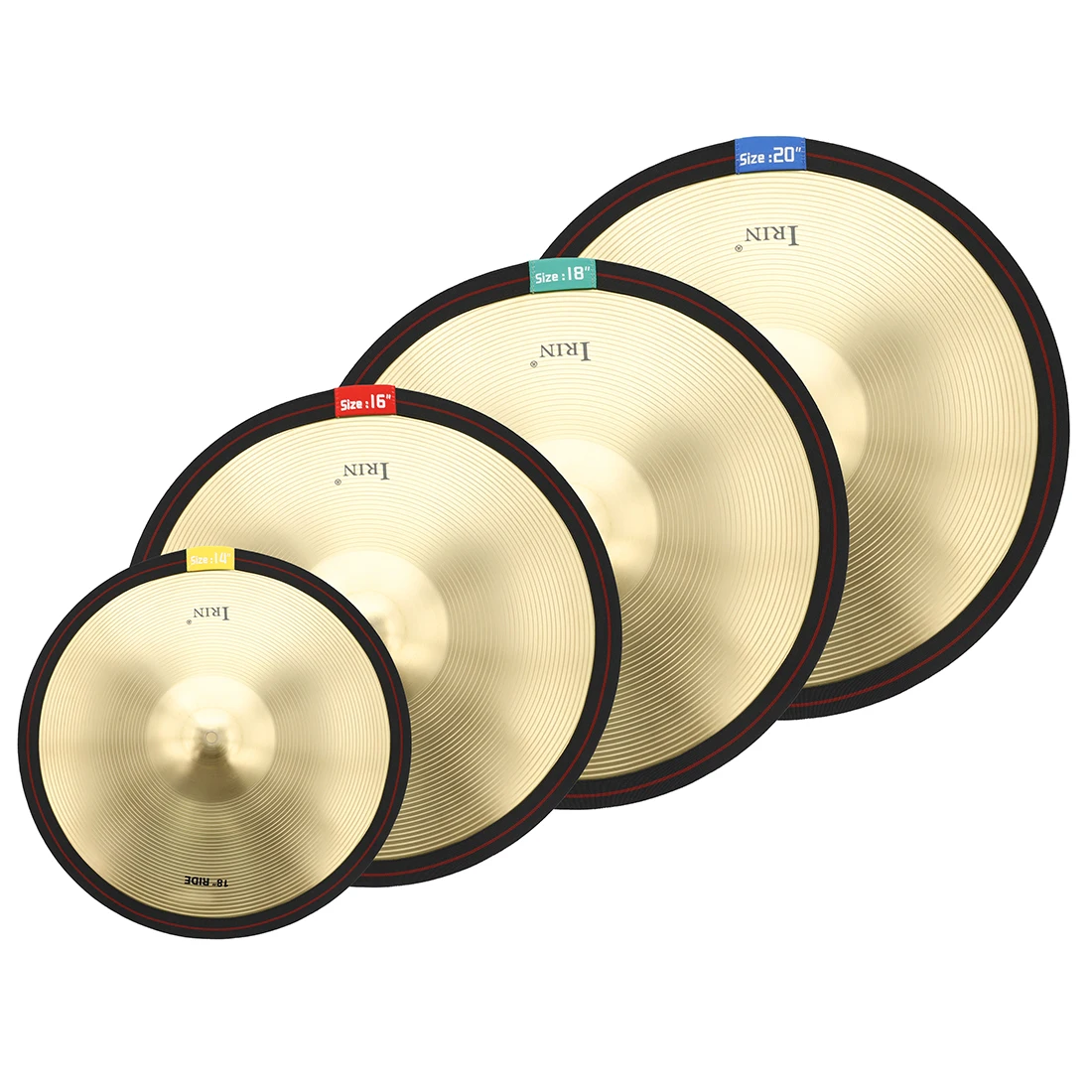 4Pcs/Set Drum Practice Cymbal  - Drum Practice Pad 评论和价格
