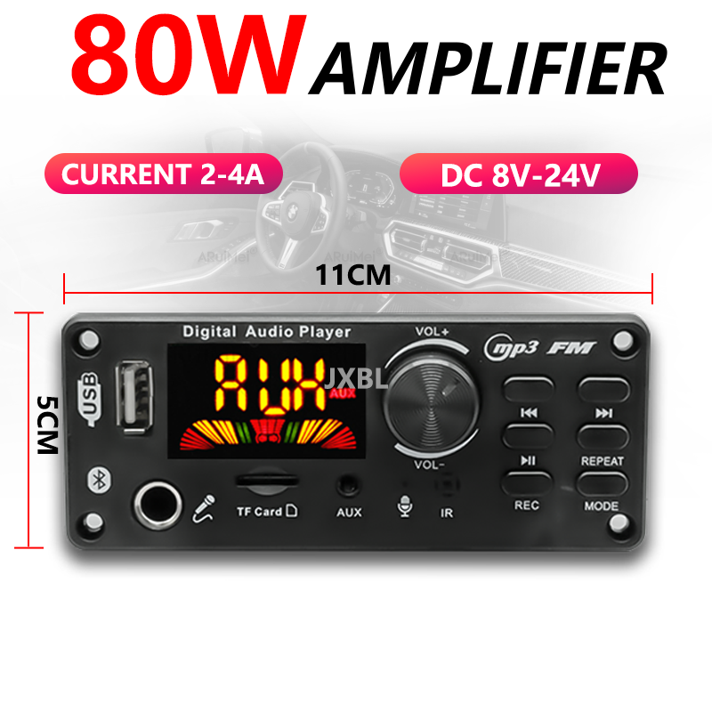 80W Bluetooth 5.0 MP3 Decoder  - Audio Music Player 评论和价格