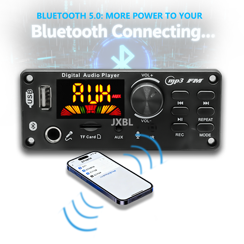 80W Bluetooth 5.0 MP3 Decoder  - Audio Music Player 评论和价格