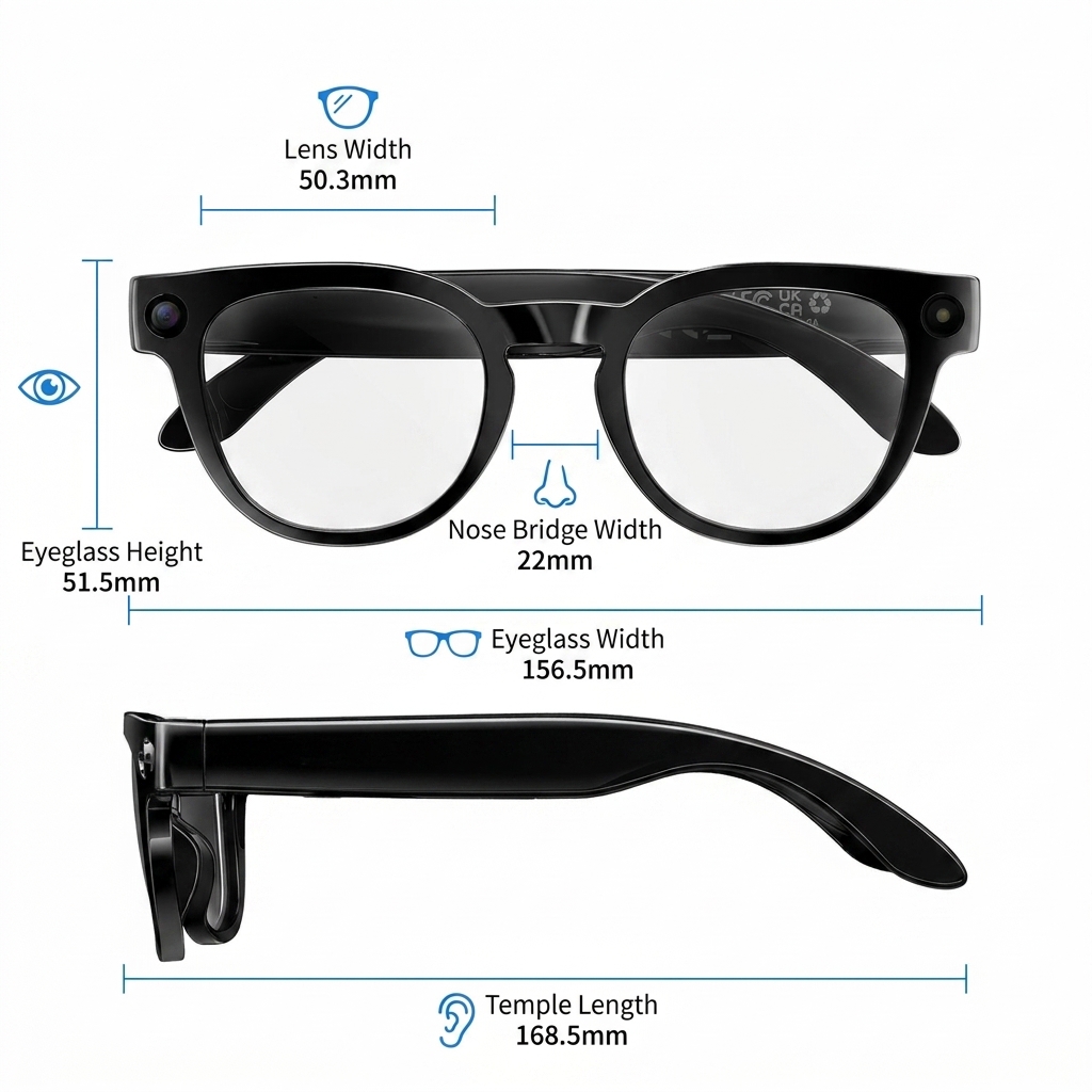 2026 New AI Smart Glasses with - Audio Music Arabic 评论和价格