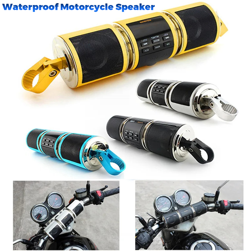 Motorcycle Audio FM Radio AUX  - Audio Music Player 评论和价格