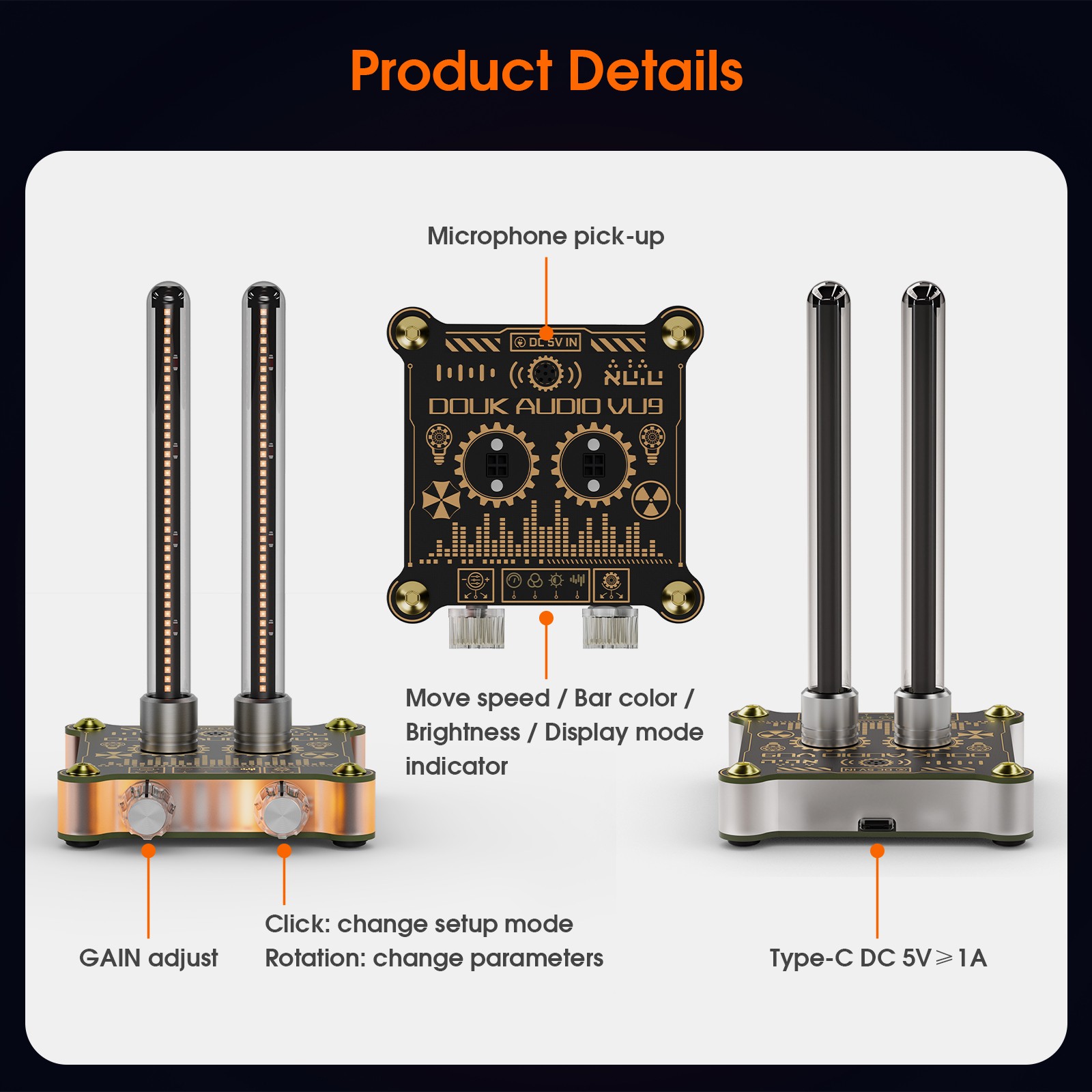 Douk Audio Dual Pixie Tube VU9 - Audio Music Youtube 评论和价格