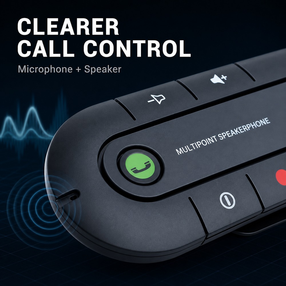 Bluetooth 4.1 Car Speakerphone - Audio Music Player 评论和价格