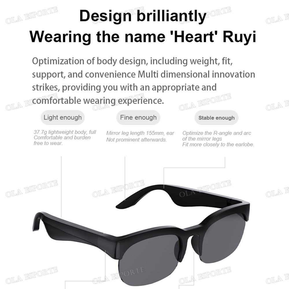 New Camera Control Smart Glass - Audio Music Arabic 评论和价格