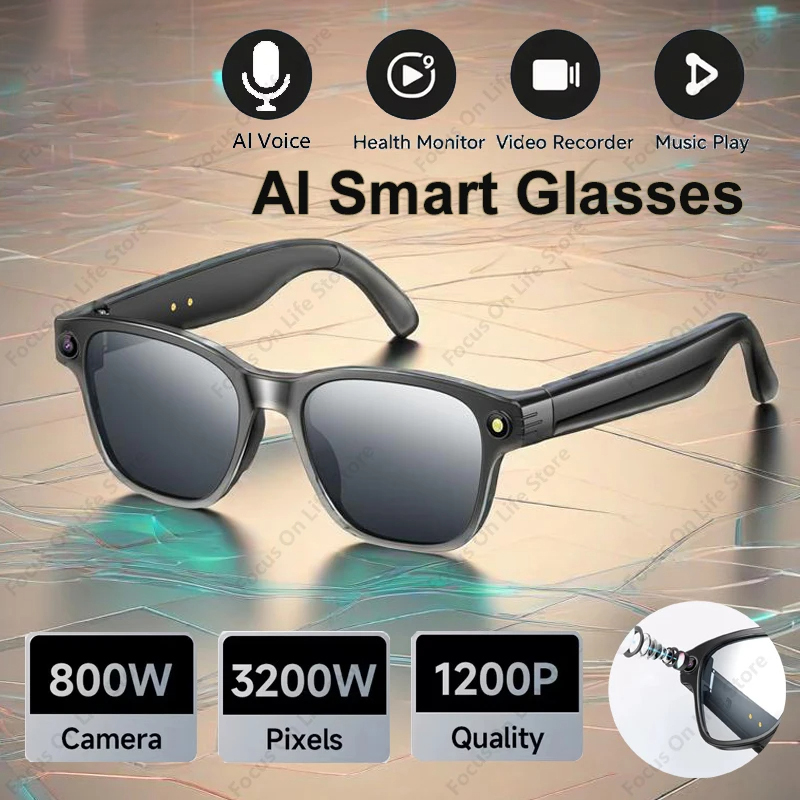 AI Smart Glasses 8 Million Cam - Audio With Music Ai 评论和价格