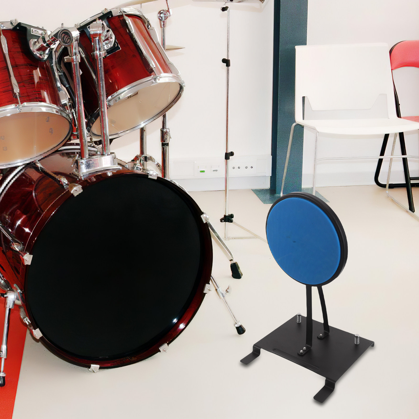 Drum Practice Mat Mute Pad Kit - Drum Practice Pad 评论和价格